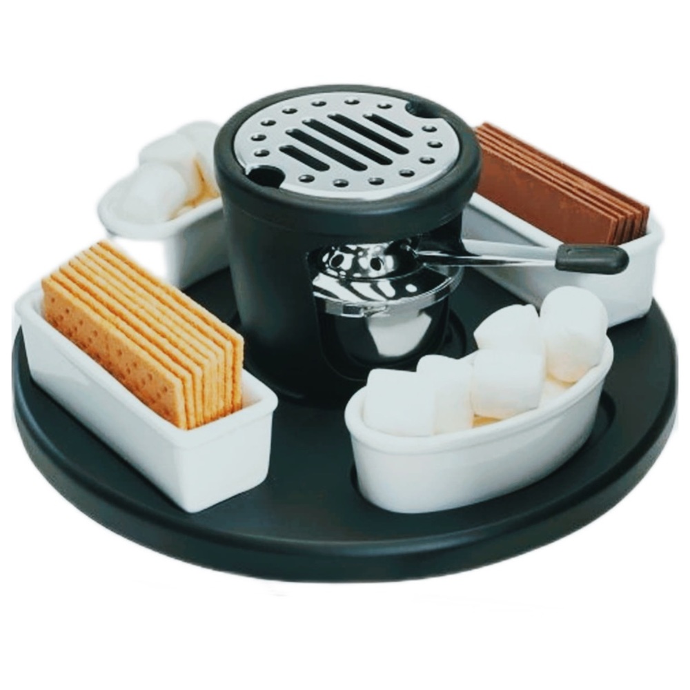Casa Moda S’mores Maker Indoor/Outdoor with Rotating Serve Tray Partyware UNUSED
